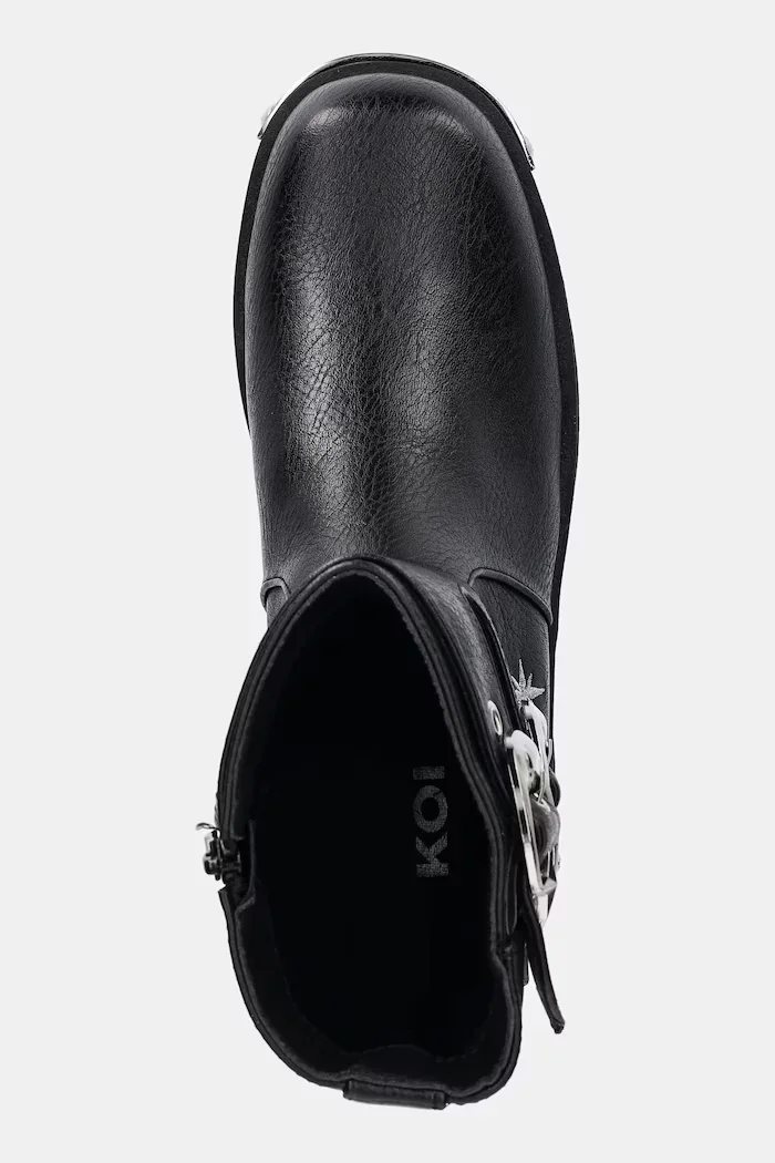 Koi Footwear Боти Eclipsed Rituals в черно с платформа с лека изолация KK24
