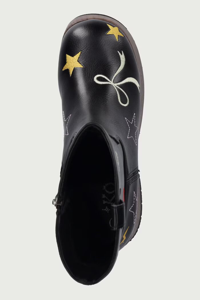 Koi Footwear каубойски ботуши със скосена пларформа дамски Lassitude Chunky Cowboy Boots черни PW03