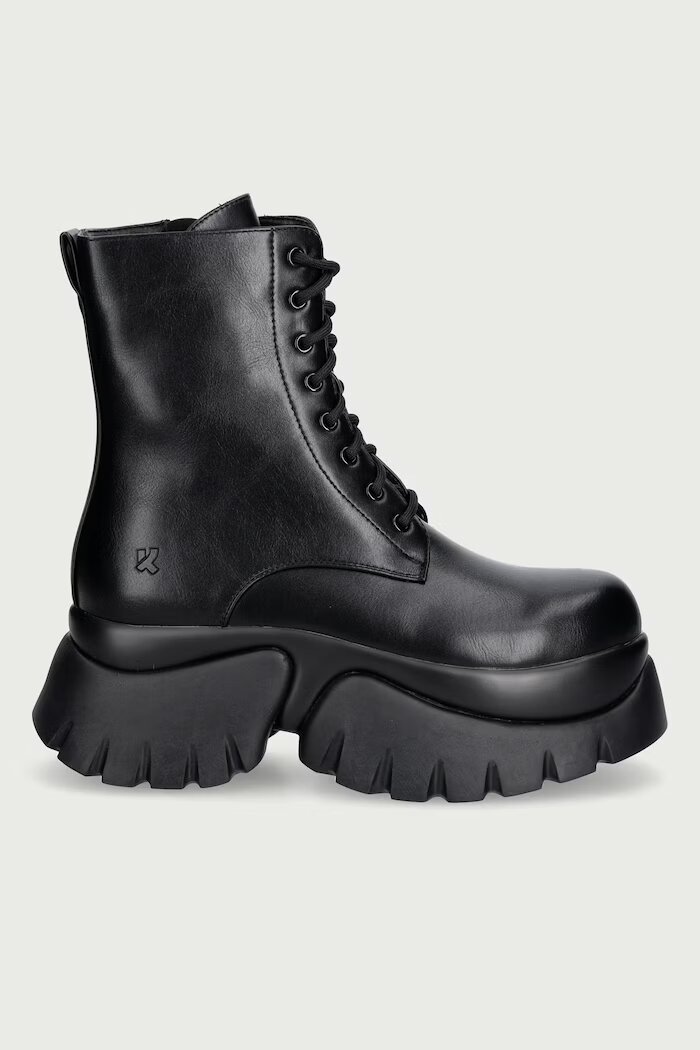 Koi Footwear кубинки дамски Rancor Lace up Monster Boots черни RANCOR