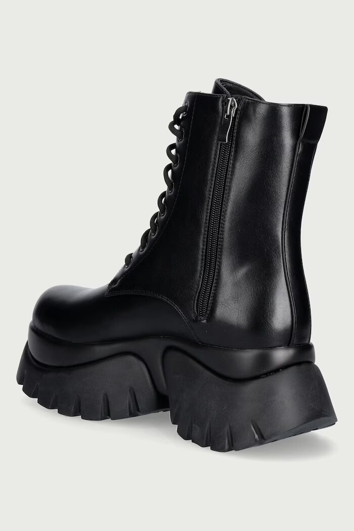 Koi Footwear кубинки дамски Rancor Lace up Monster Boots черни RANCOR