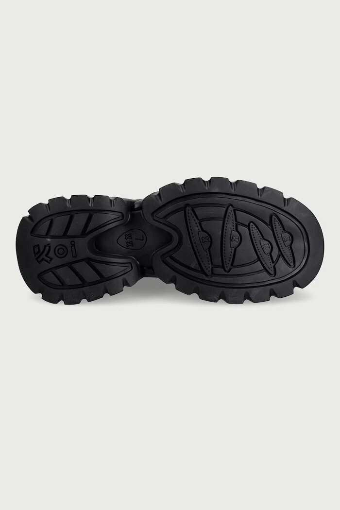 Koi Footwear кубинки дамски Rancor Lace up Monster Boots черни RANCOR
