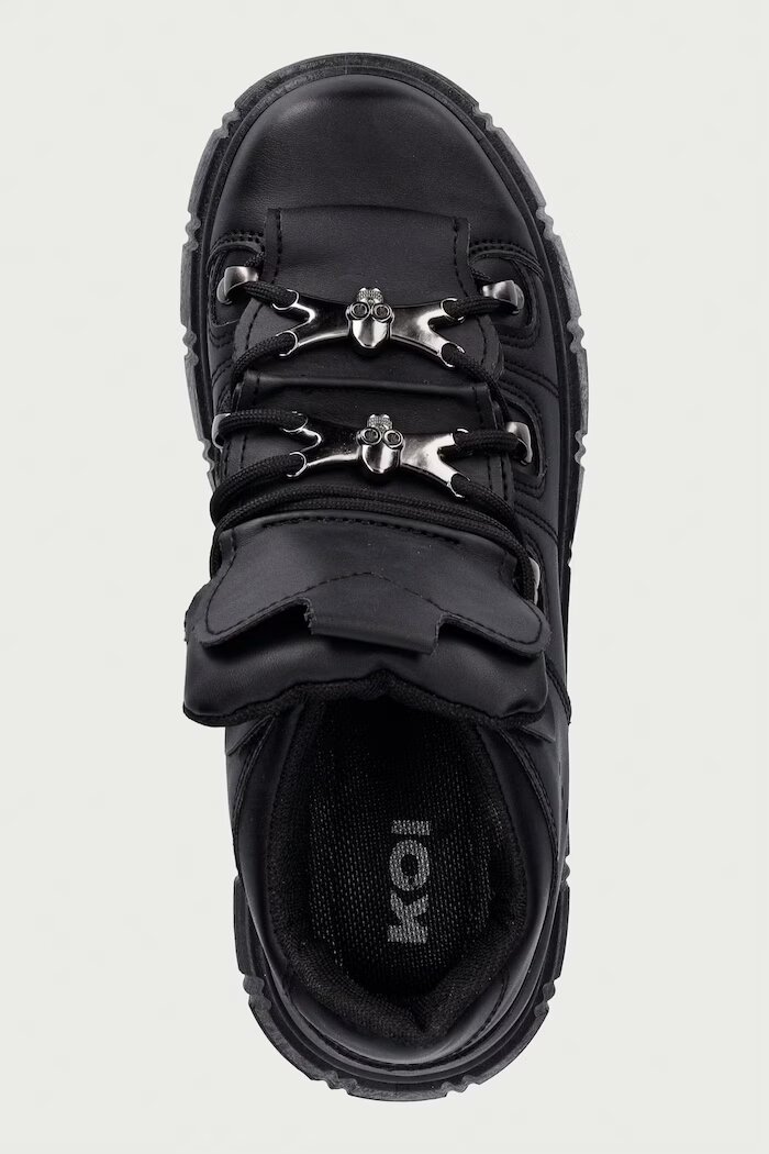 Koi Footwear маратонки дамски черни AC5 Rimo Core Chunky Black Trainers