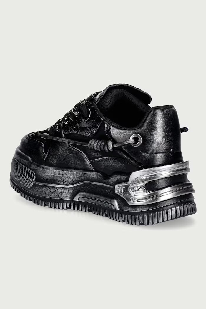 Koi Footwear Metamorphosis Distressed Platoform маратонки дамски черни TT01