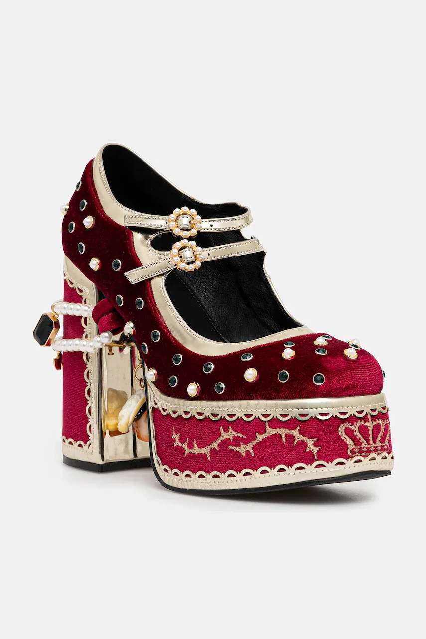 Koi Footwear Обувки с дебел ток Boleyns Vengeance