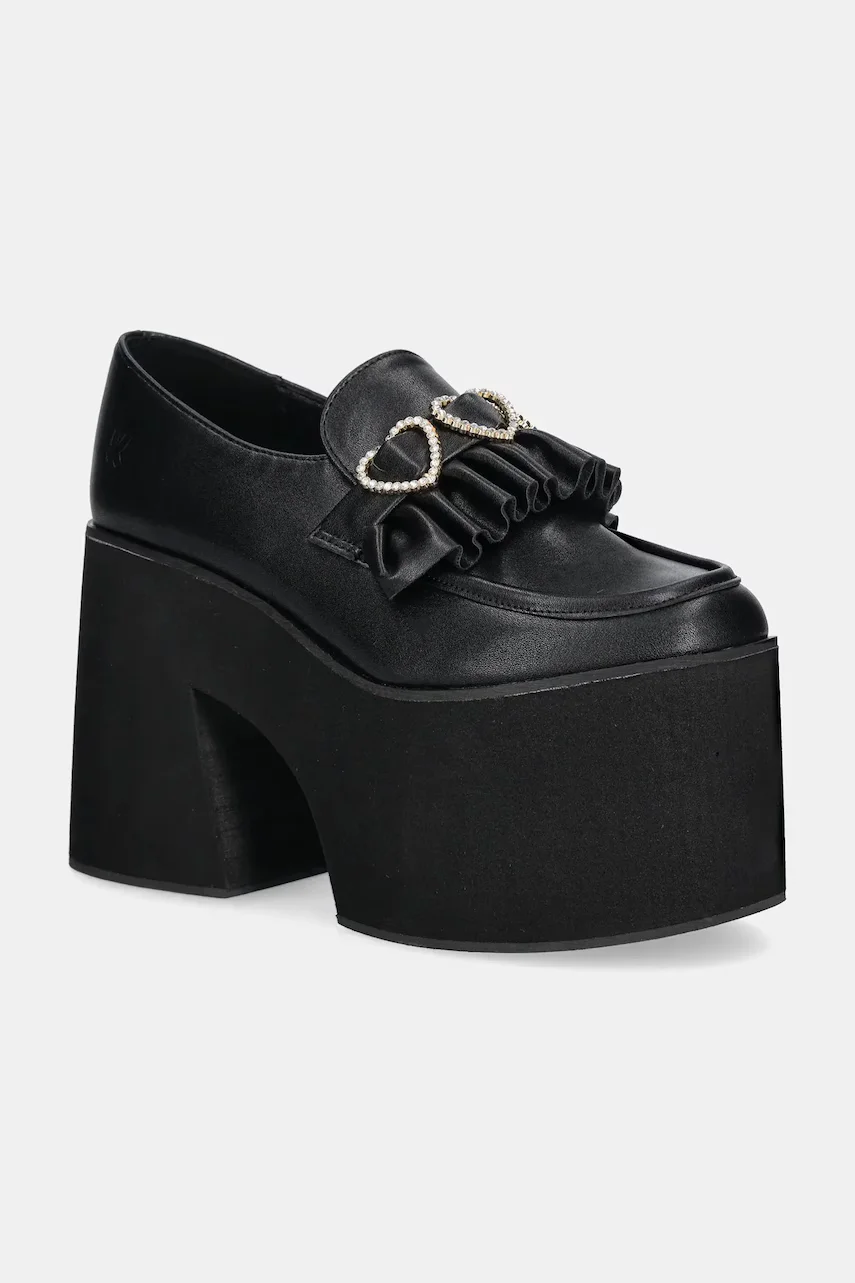 Koi Footwear Обувки с дебел ток Dark Delights Chunky Heart