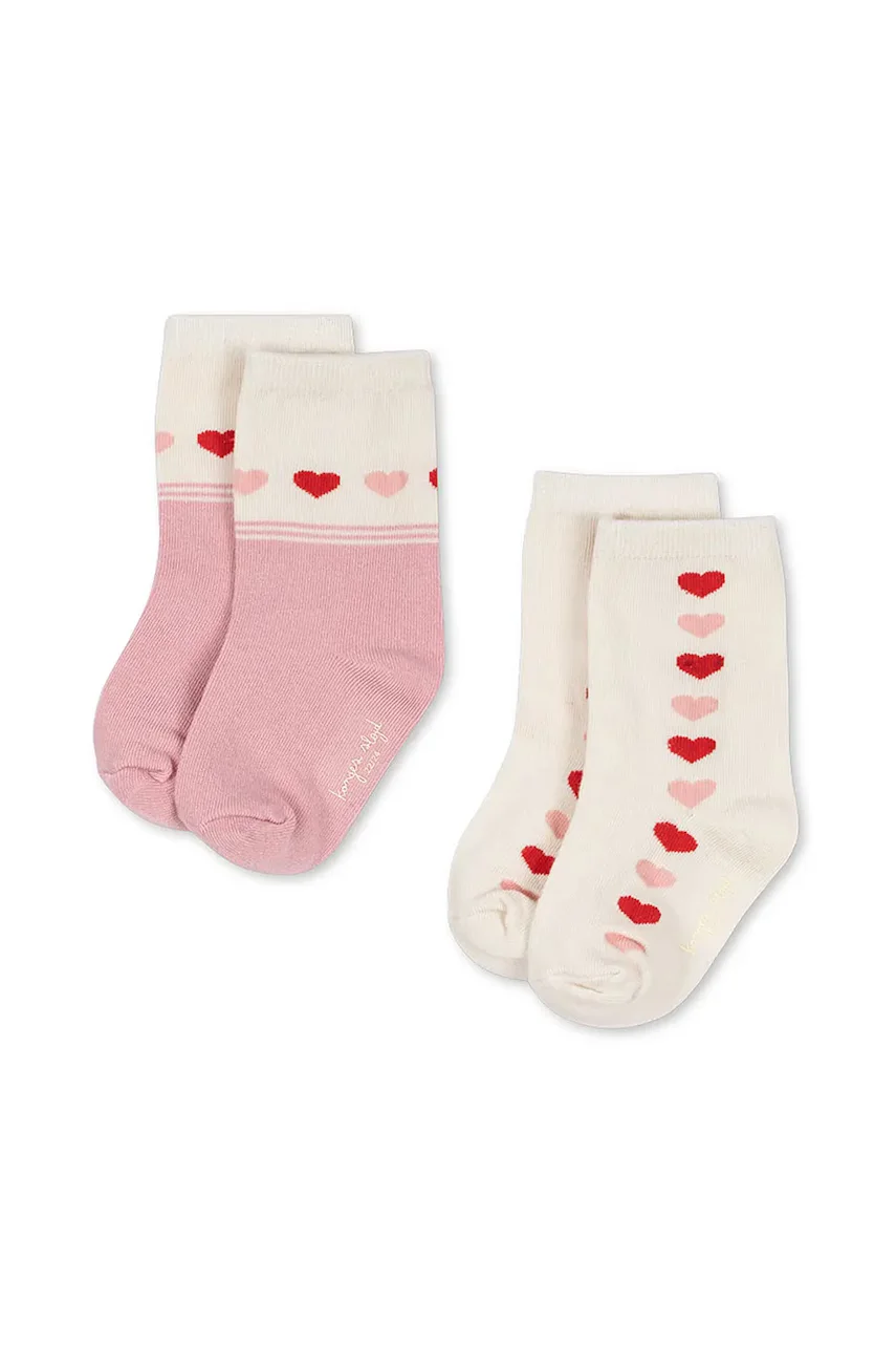 Konges Sløjd Бебешки чорапи 2 PACK JAQUARD SOCKS (2 чифта)