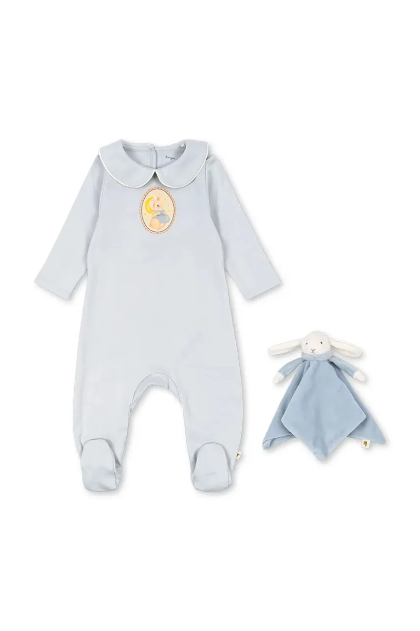 Konges Sløjd Бебешки гащеризон и плюшена играчка COTY GIFT SET GOTS