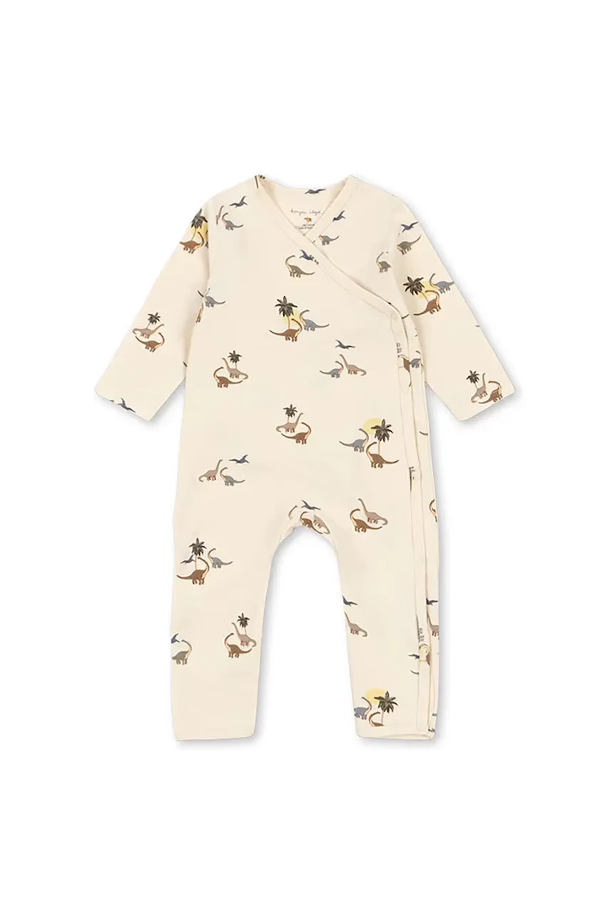 Konges Sløjd Бебешки къс гащеризон BASIC NEWBORN ONESIE GOTS