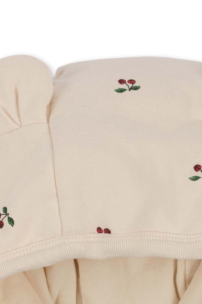 Konges Sløjd Бебешки памучен къс гащеризон NEWBORN ONESIE WITH HOOD