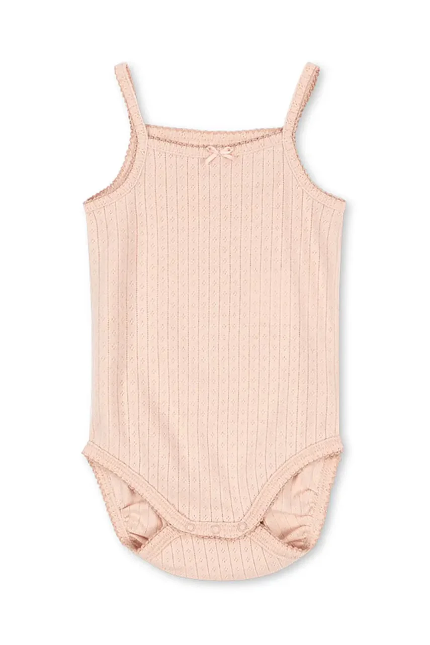 Konges Sløjd Бебешко боди MINNIE STRAP BODY GOTS