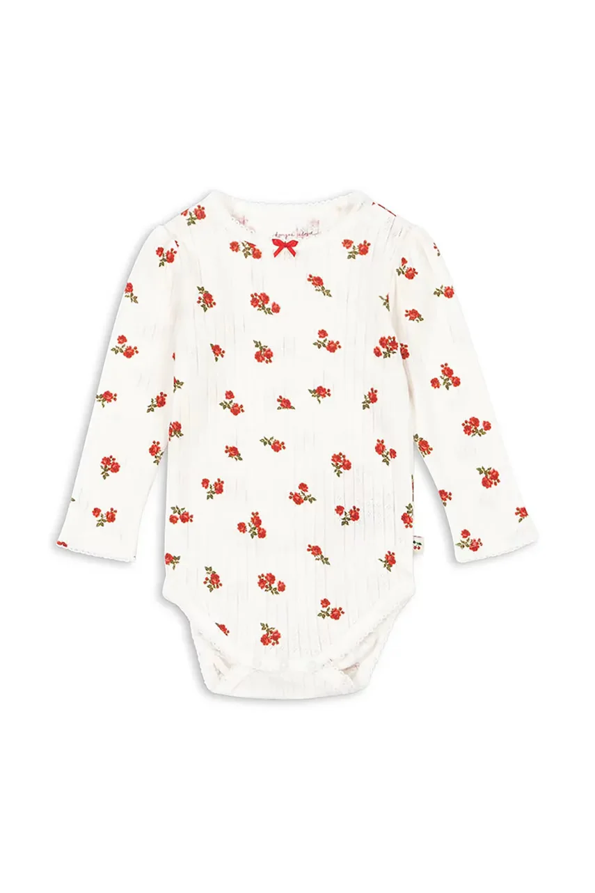 Konges Sløjd Бебешко боди от памук MINNIE BODY GOTS