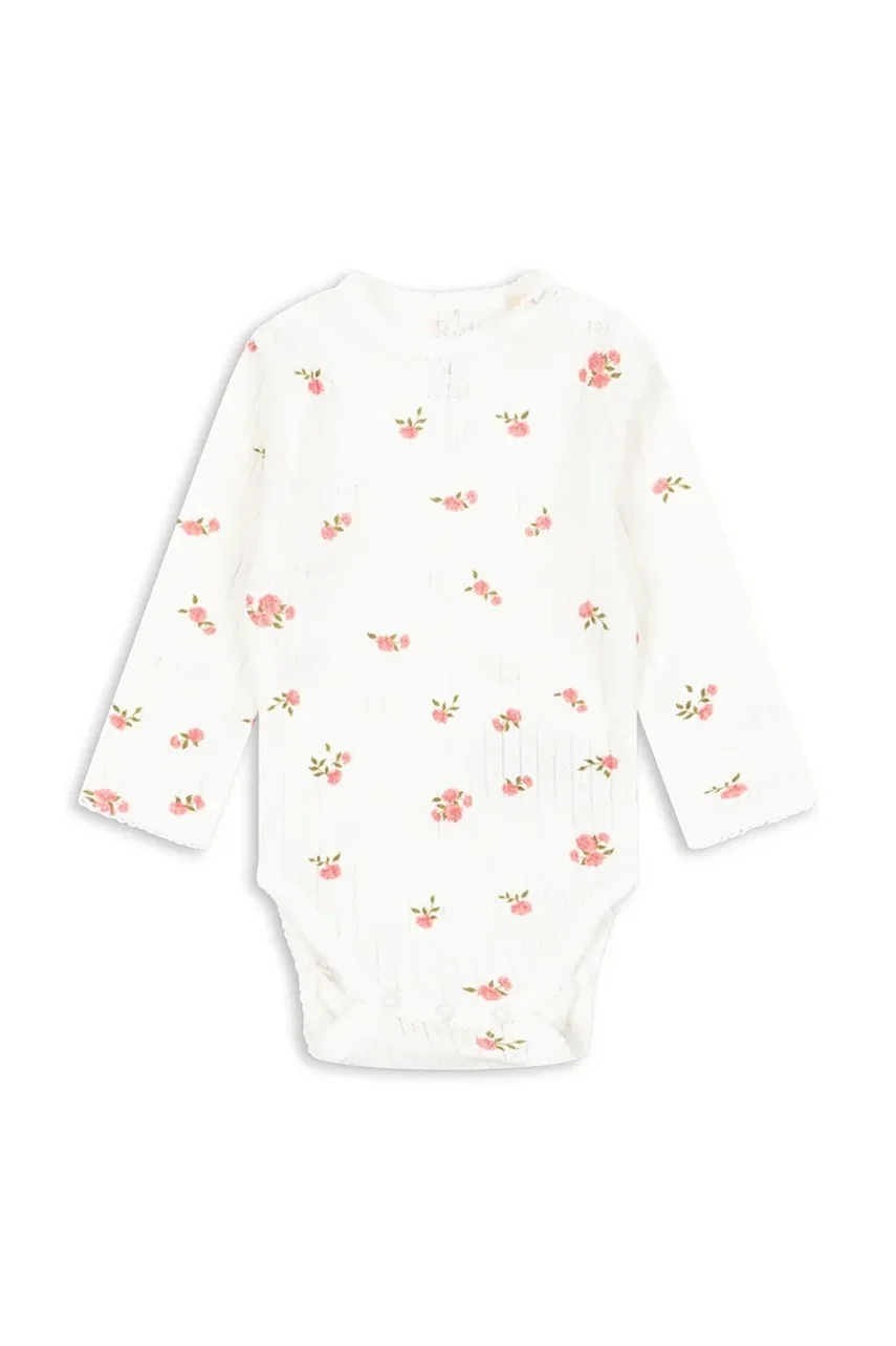Konges Sløjd Бебешко боди от памук MINNIE BODY GOTS