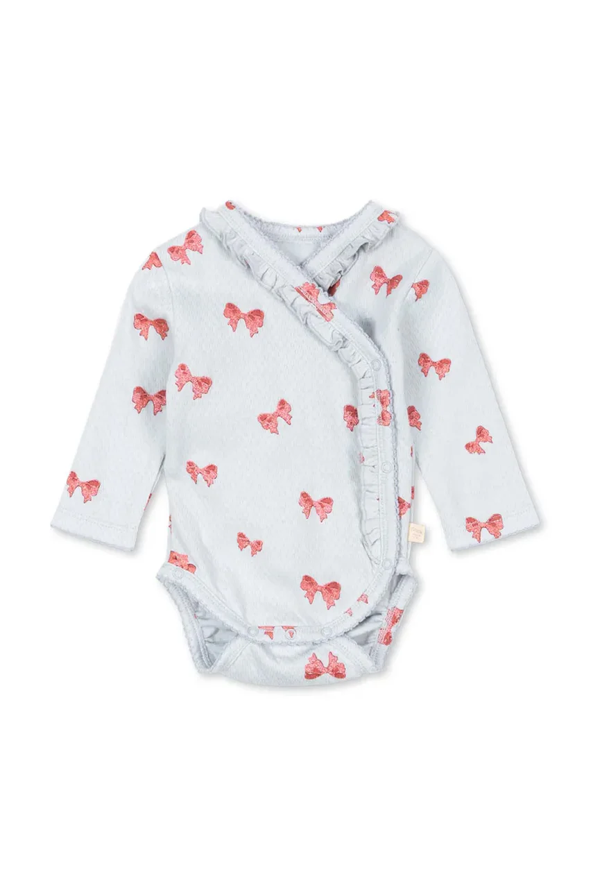 Konges Sløjd Бебешко боди от памук SUI NEWBORN FRILL BODY GOTS