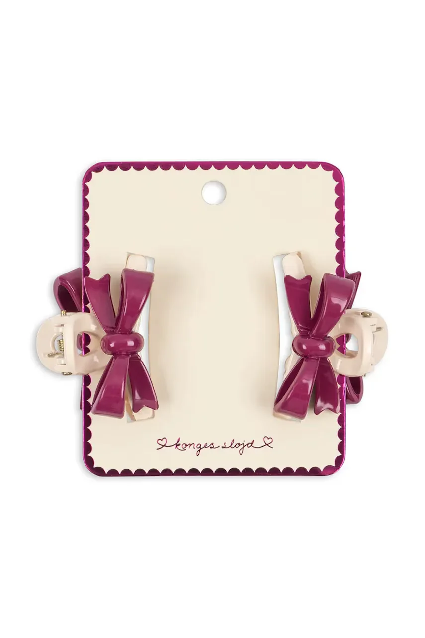 Konges Sløjd Бижута 2 PACK BELIS BOW HAIR CLAW