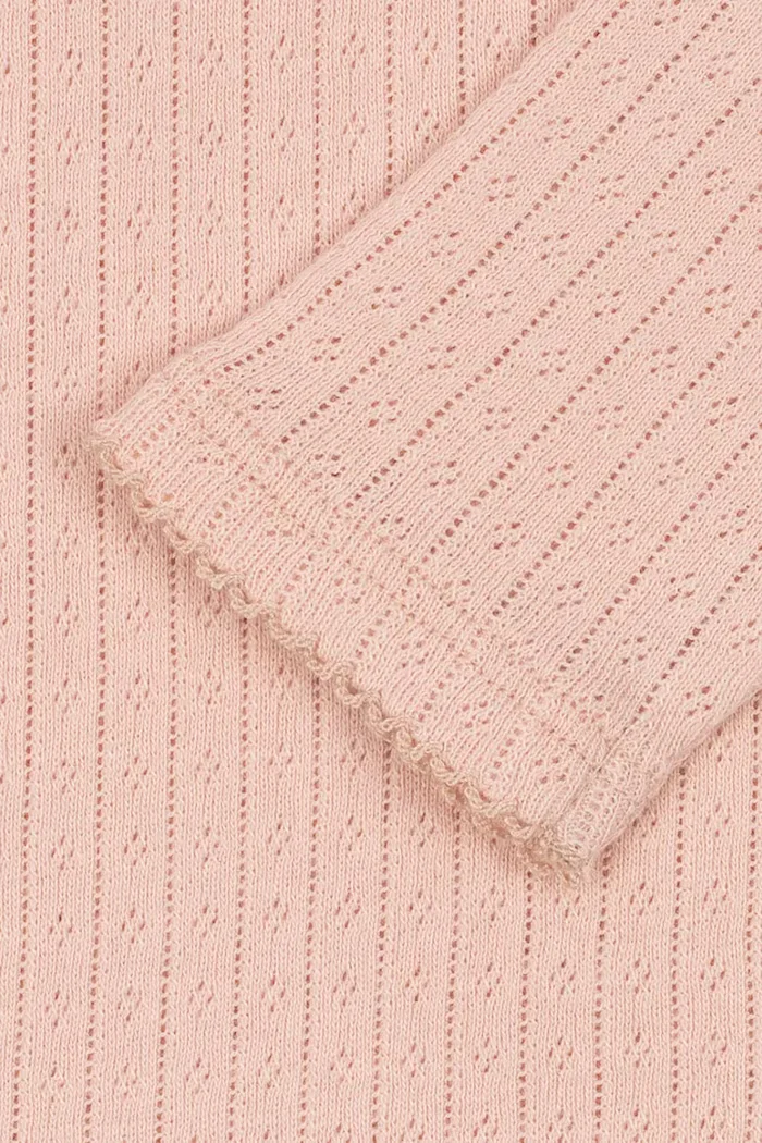 Konges Sløjd блуза с дълги ръкави за деца от памук MINNIE BLOUSE GOTS розова KS106165