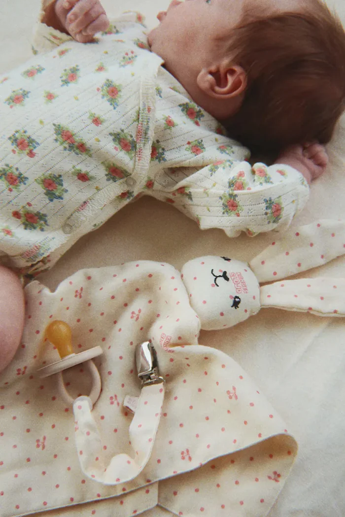 Konges Sløjd боди за бебе от памук MINNIE NEWBORN BODY GOTS бежово KS106168
