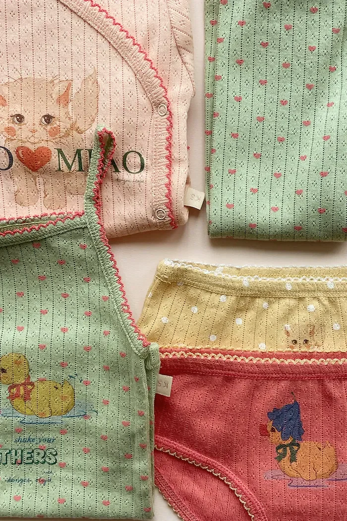 Konges Sløjd боди за деца от памук MINNIE BODY GOTS розово KS106166