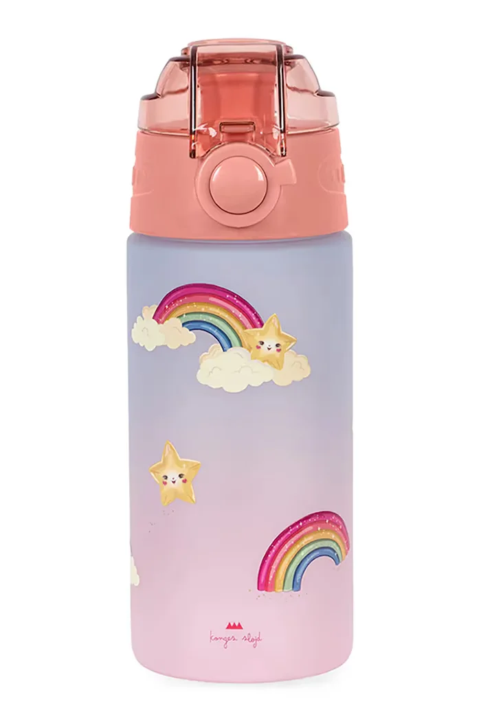 Konges Sløjd Бутилка за вода за деца WATER BOTTLE RAINBOW розова KS106329