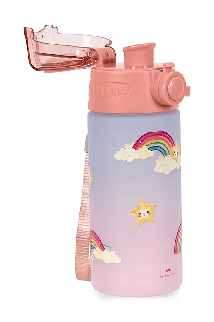 Konges Sløjd Бутилка за вода за деца WATER BOTTLE RAINBOW розова KS106329