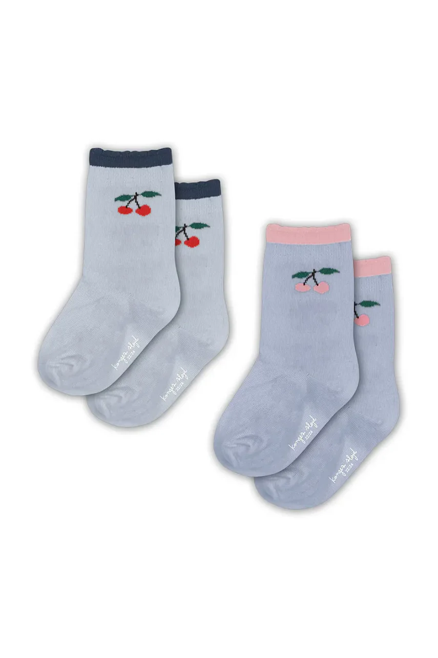 Konges Sløjd Чорапи 2 PACK JAQUARD FRILL SOCKS