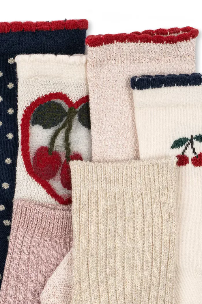 Konges Sløjd чорапи за деца 6 PACK SOCKS 6 броя многоцветни KS105870