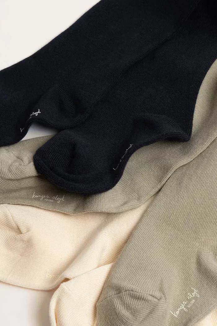Konges Sløjd чорапогащник за деца 3-PACK TIGHTS бежов KS105639