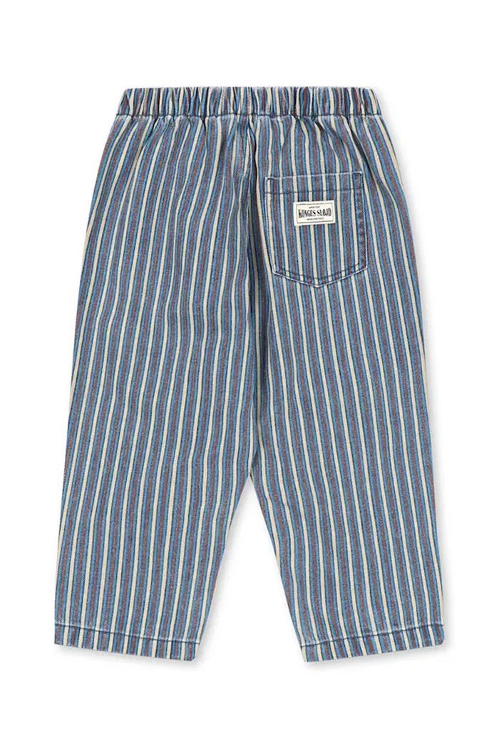 Konges Sløjd дънки straight за деца MAGOT PANTS GOTS сини KS106133