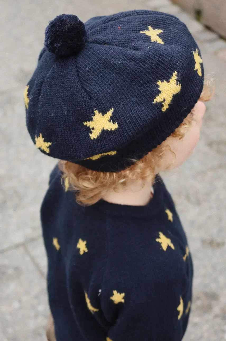 Konges Sløjd Детска барета с вълна BELOU KNIT BERET