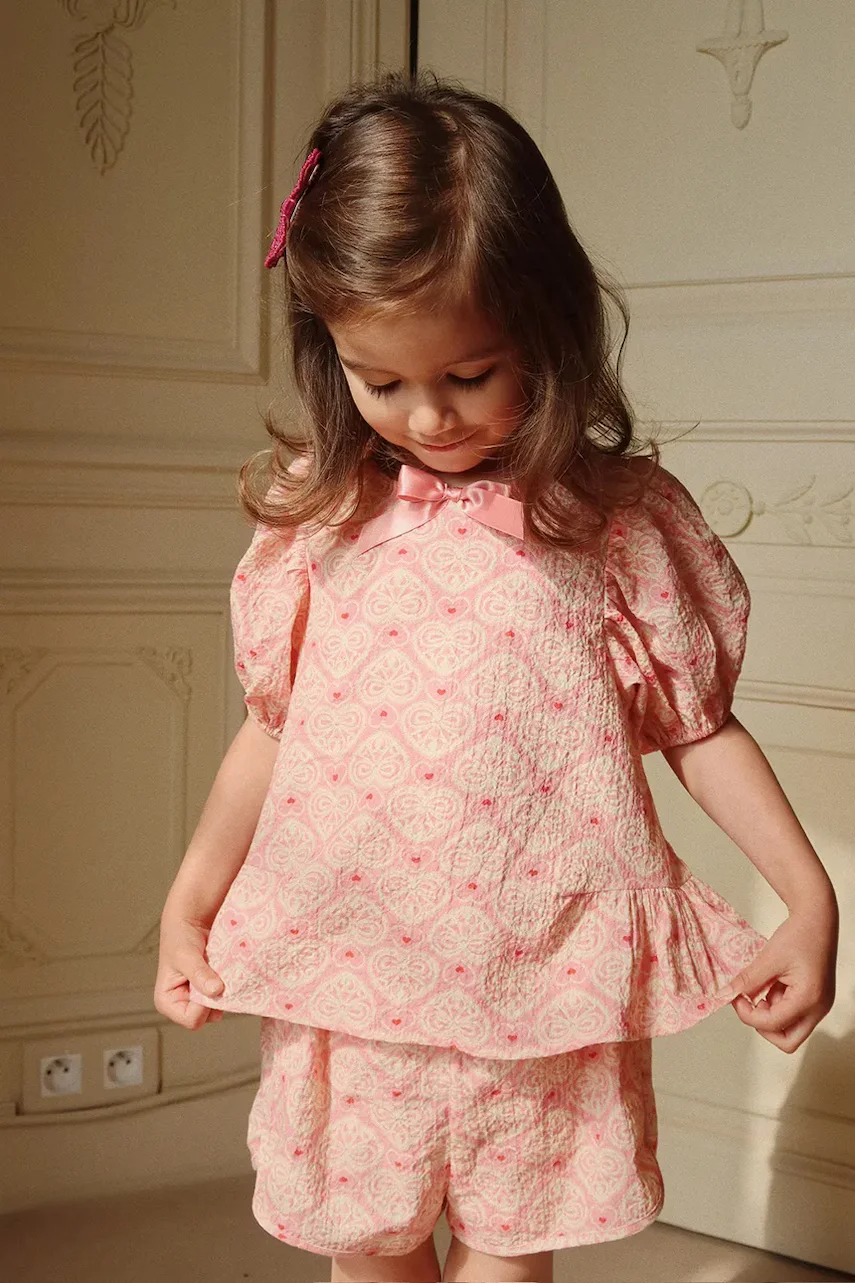Konges Sløjd Детска блуза AVA SS BLOUSE GOTS