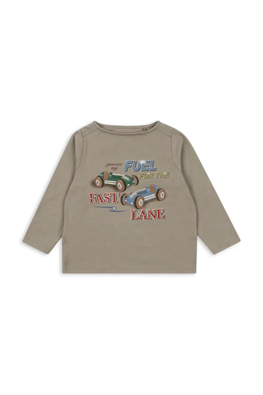 Konges Sløjd Детска блуза с дълги ръкави DREY LS TEE GOTS