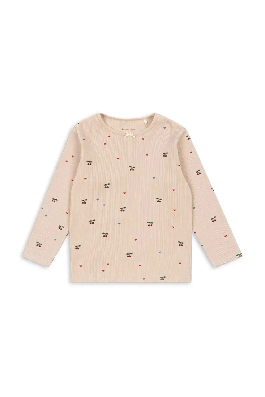 Konges Sløjd Детска блуза с дълги ръкави ELLA LS TEE GOTS