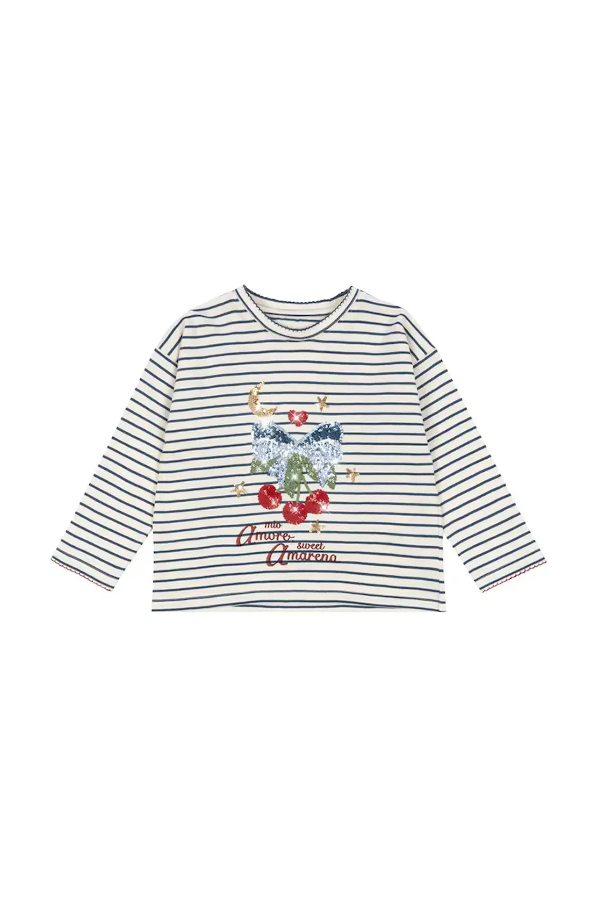 Konges Sløjd Детска блуза с дълги ръкави LIN LS TEE GOTS