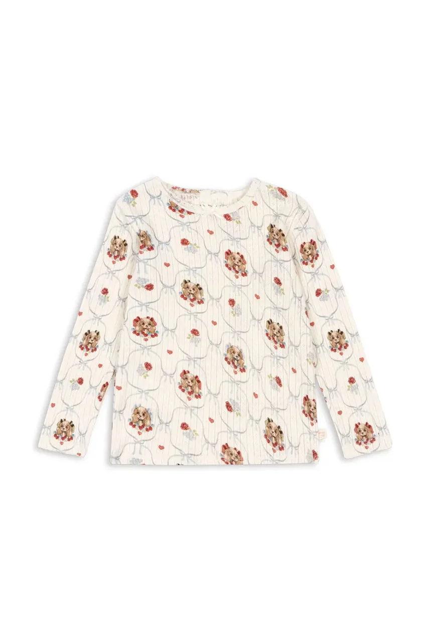 Konges Sløjd Детска блуза с дълги ръкави MINNIE BLOUSE GOTS