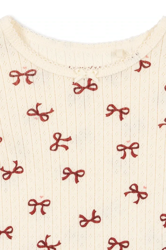 Konges Sløjd Детска блуза с дълги ръкави MINNIE BLOUSE GOTS в бежово KS104372