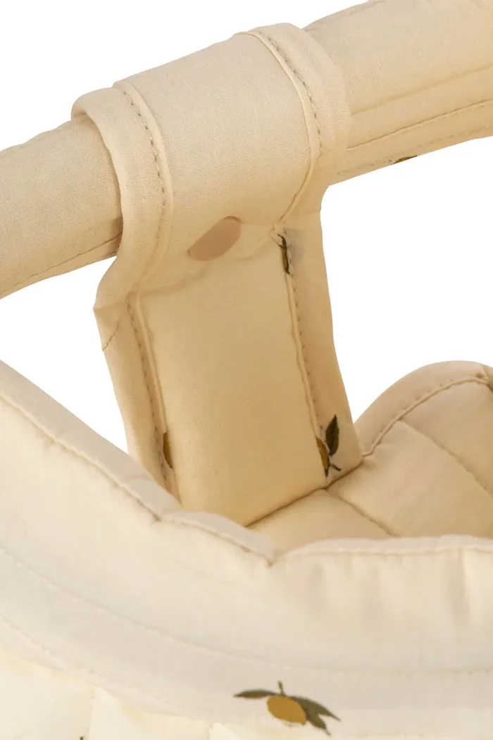 Konges Sløjd детска памучна кошница за кукли DOLL BIKE SEAT бежова KS105330