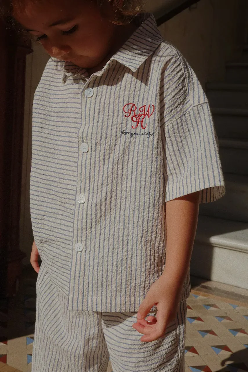 Konges Sløjd Детска памучна риза RHW X KS DUO SHIRT GOTS