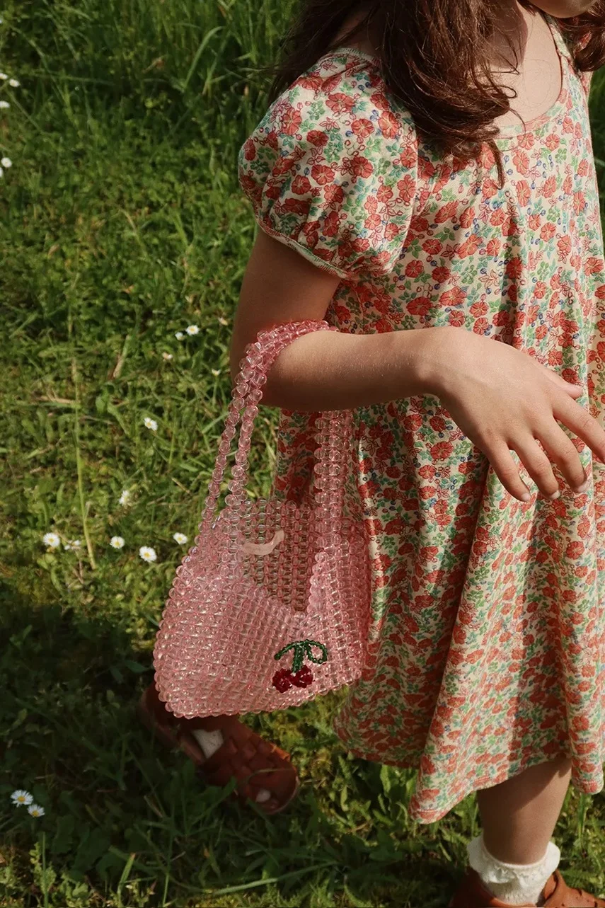 Konges Sløjd Детска памучна рокля CLASSIC SS DRESS GOTS