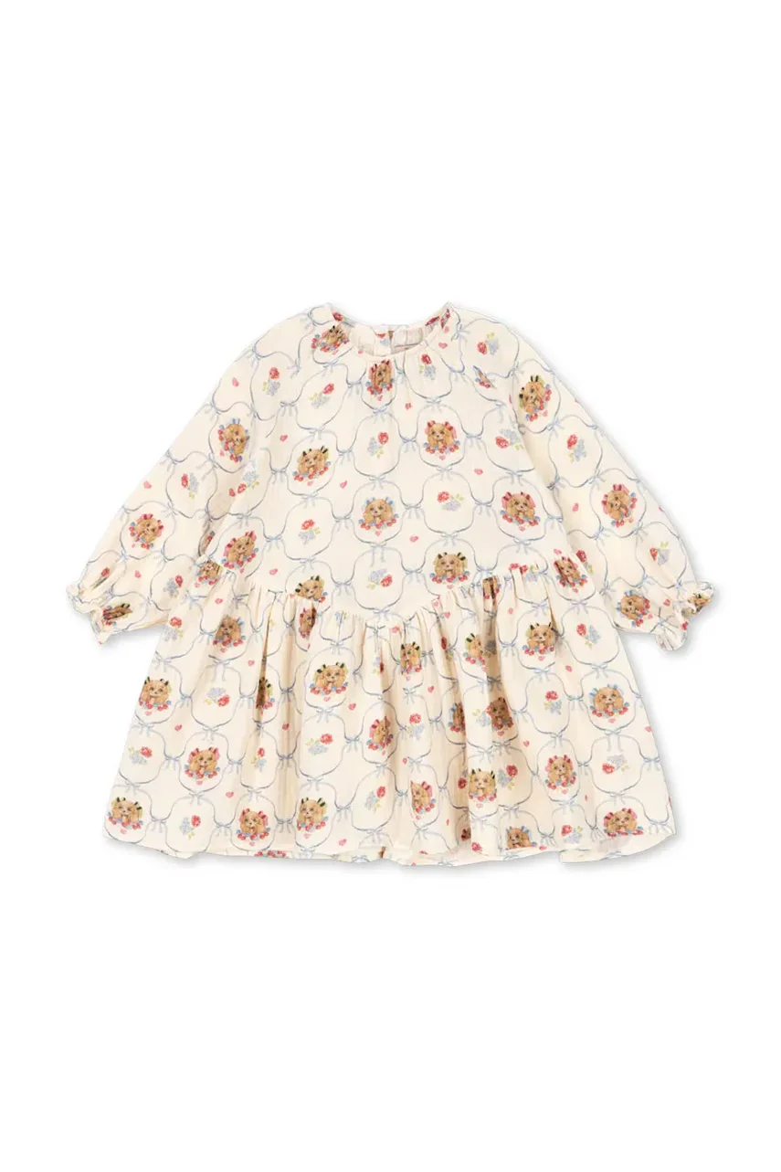Konges Sløjd Детска памучна рокля COCO DRESS GOTS