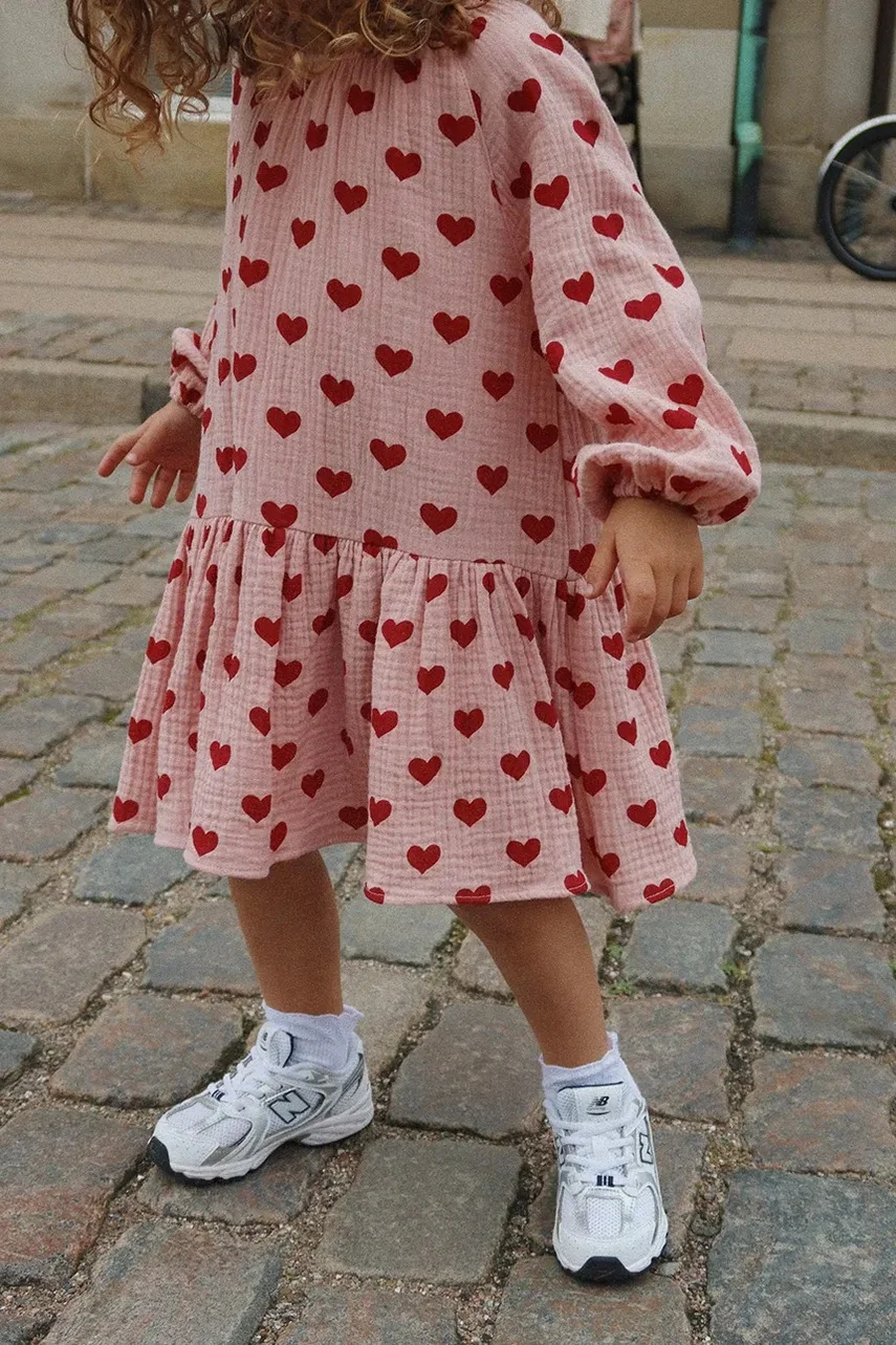 Konges Sløjd Детска памучна рокля COCO DRESS GOTS