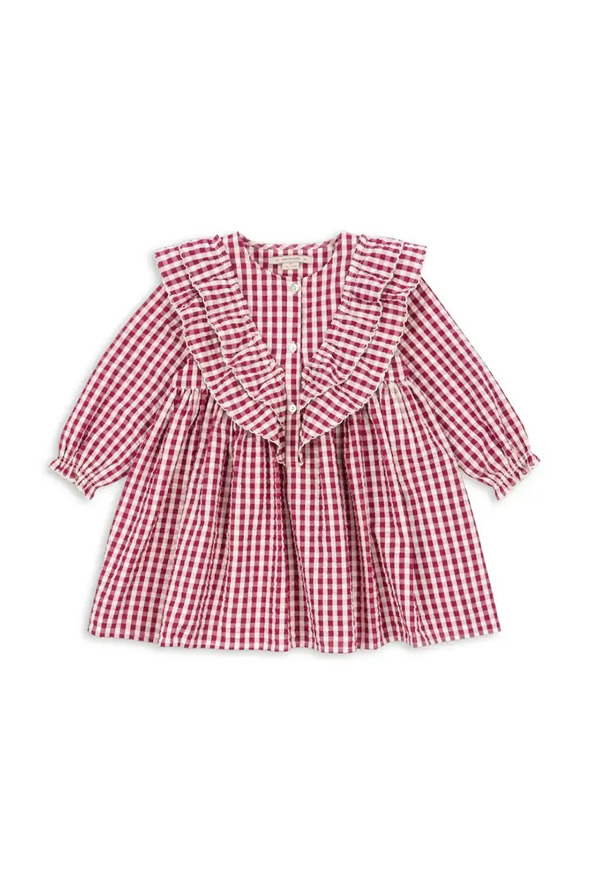 Konges Sløjd Детска памучна рокля KIM DRESS GOTS