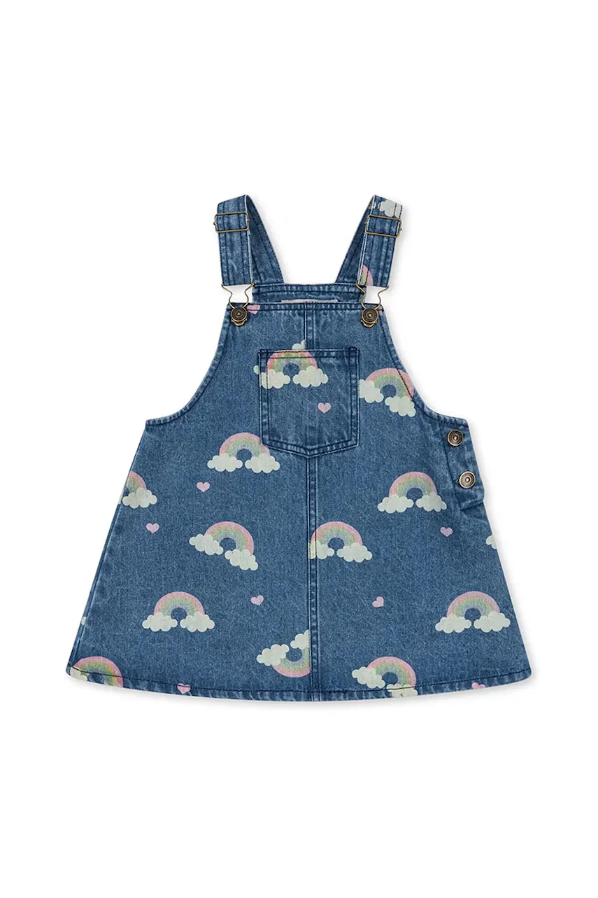 Konges Sløjd Детска памучна рокля MAGOT OVERALL DRESS GOTS