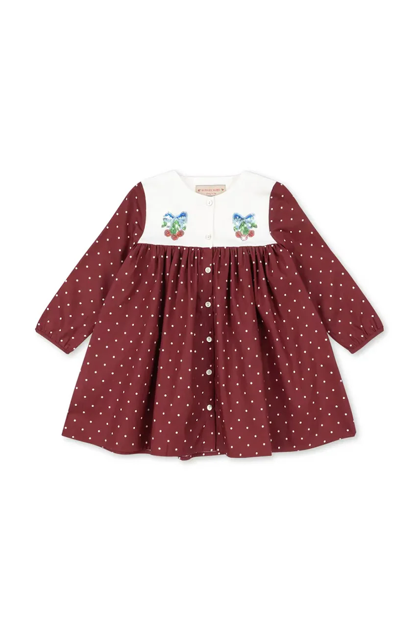 Konges Sløjd Детска памучна рокля MUNA DRESS GOTS