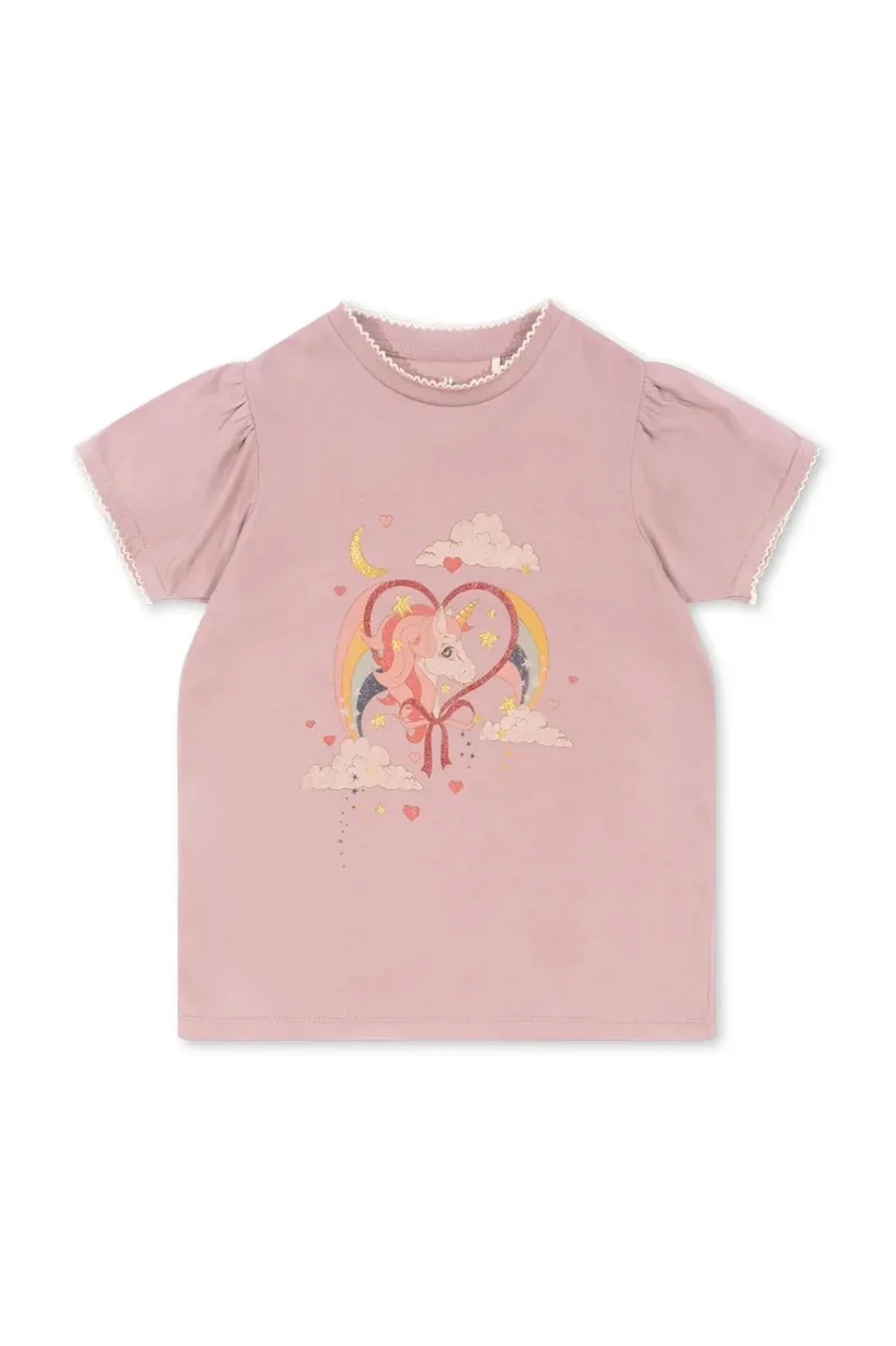 Konges Sløjd Детска памучна тениска FAMO PUFF TEE GOTS