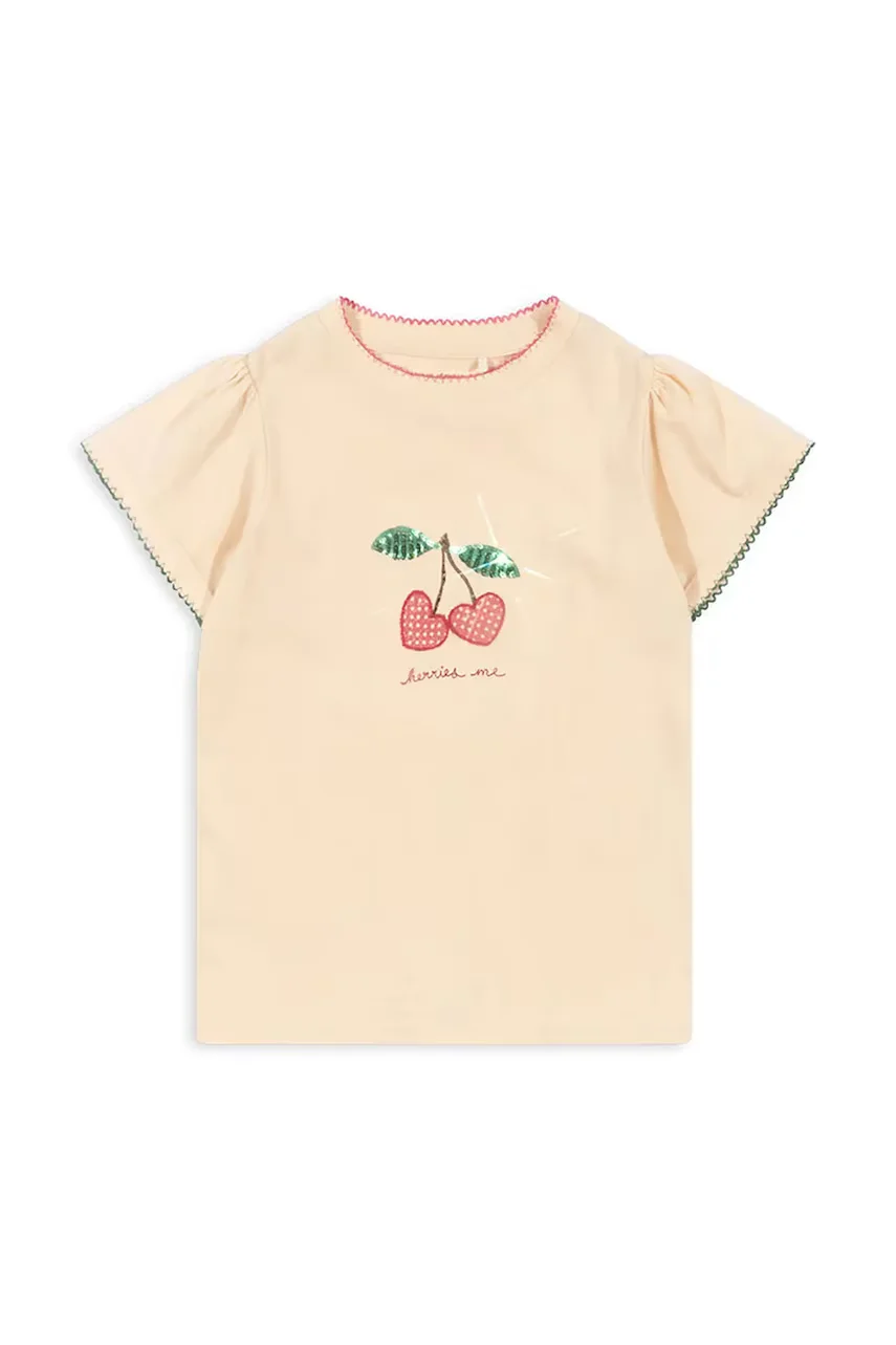 Konges Sløjd Детска памучна тениска FAMO PUFF TEE GOTS
