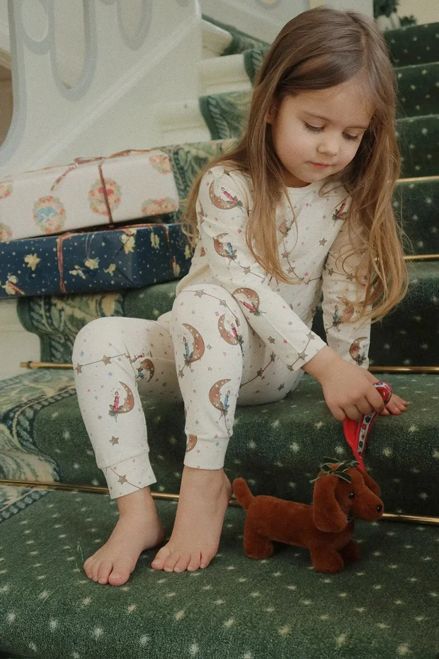 Konges Sløjd Детска пижама BASIC BLOUSE/PANTS SET GOTS