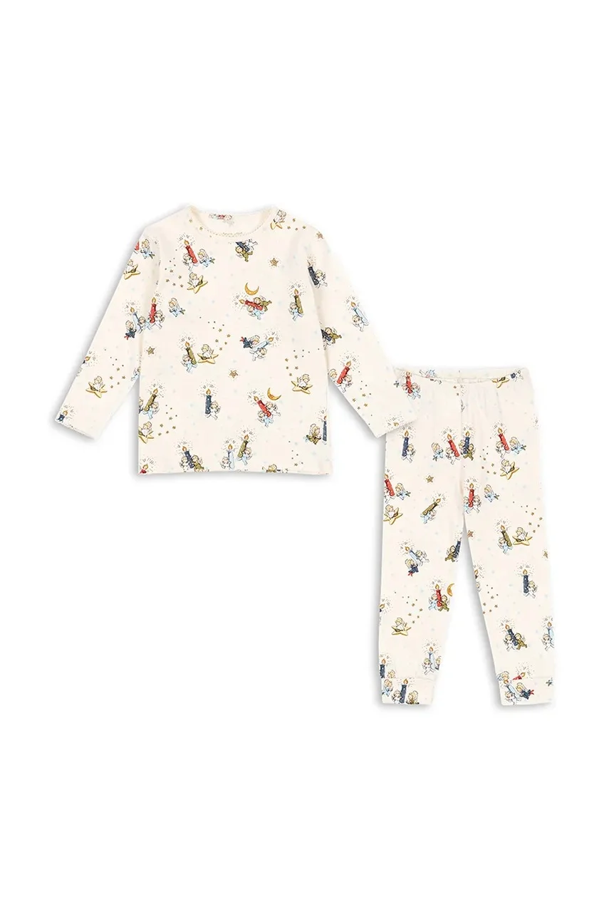 Konges Sløjd Детска пижама BASIC BLOUSE/PANTS SET GOTS