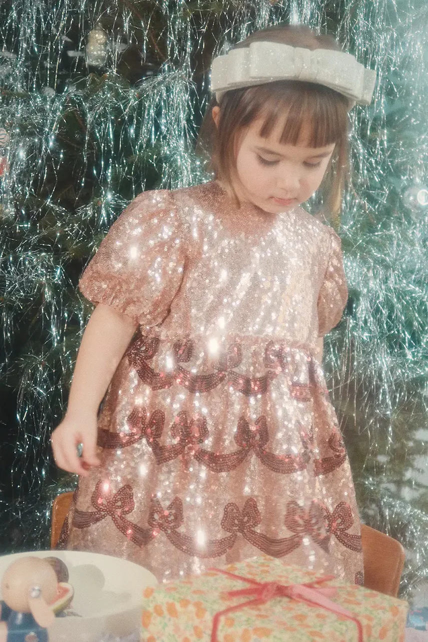 Konges Sløjd Детска рокля STARLA BOW WOW DRESS