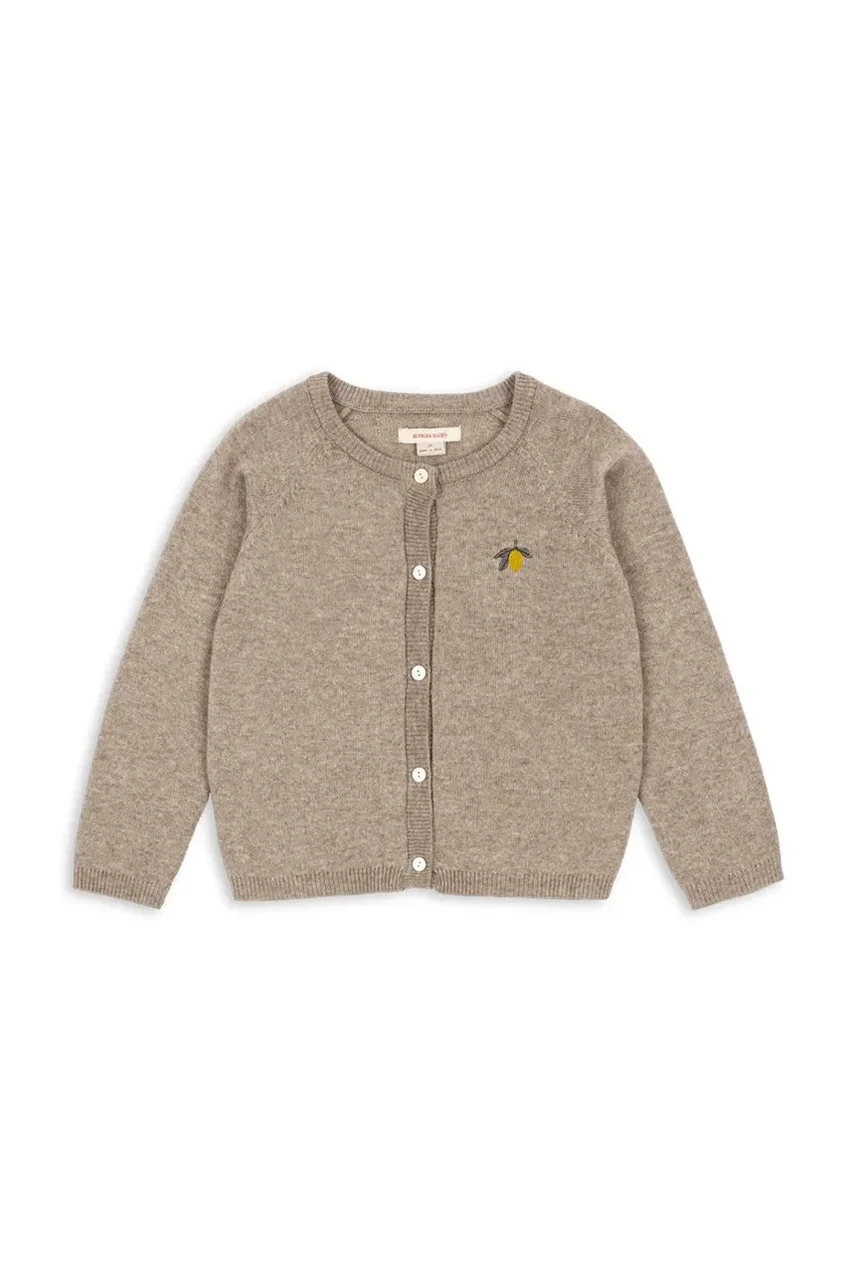 Konges Sløjd Детска жилетка с въ;на MATTOU KNIT CARDIGAN
