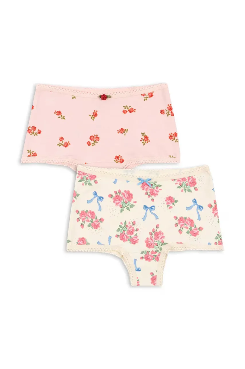 Konges Sløjd Детски бикини BASIC 2 PACK GIRL HIPSTER GOTS (2 чифта)