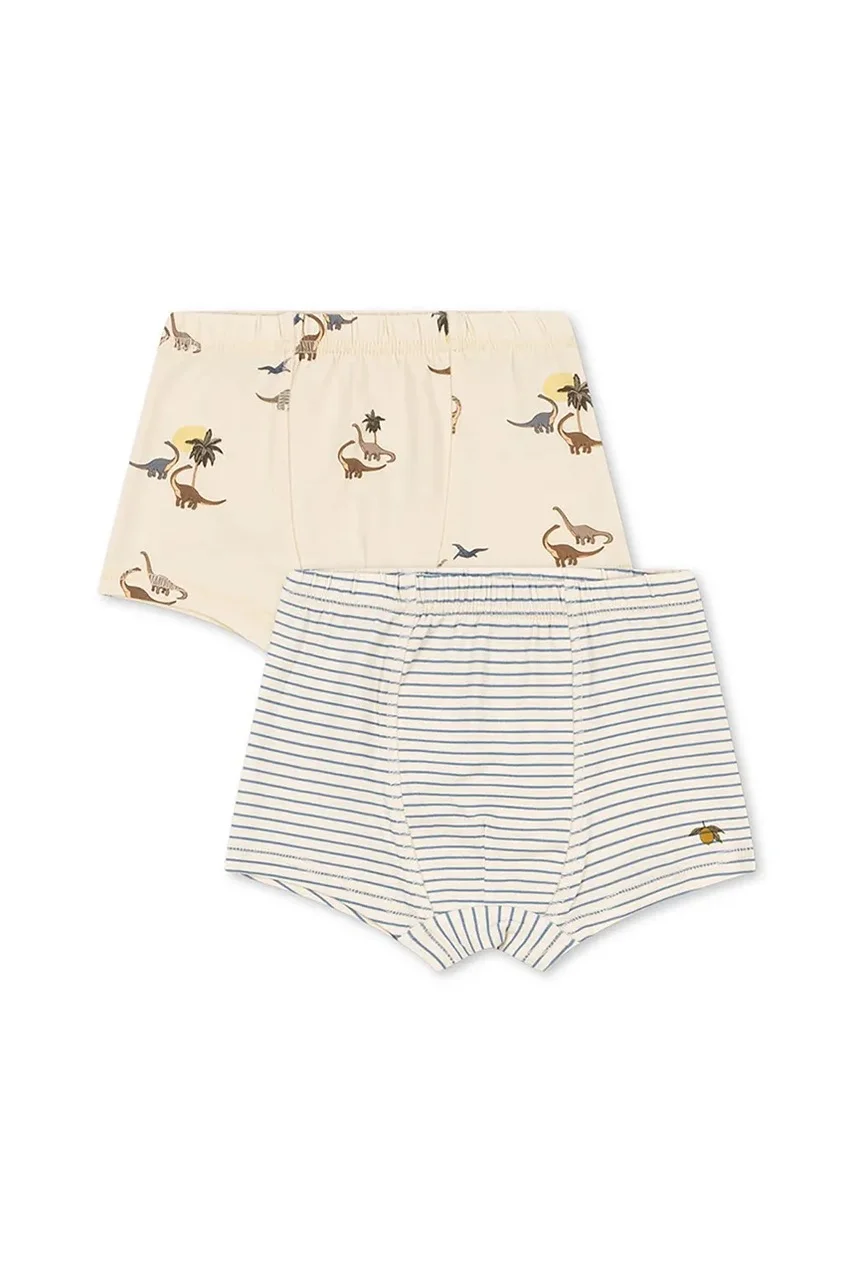 Konges Sløjd Детски боксерки BASIC 2 PACK BOY BOXERS GOTS (2 чифта)